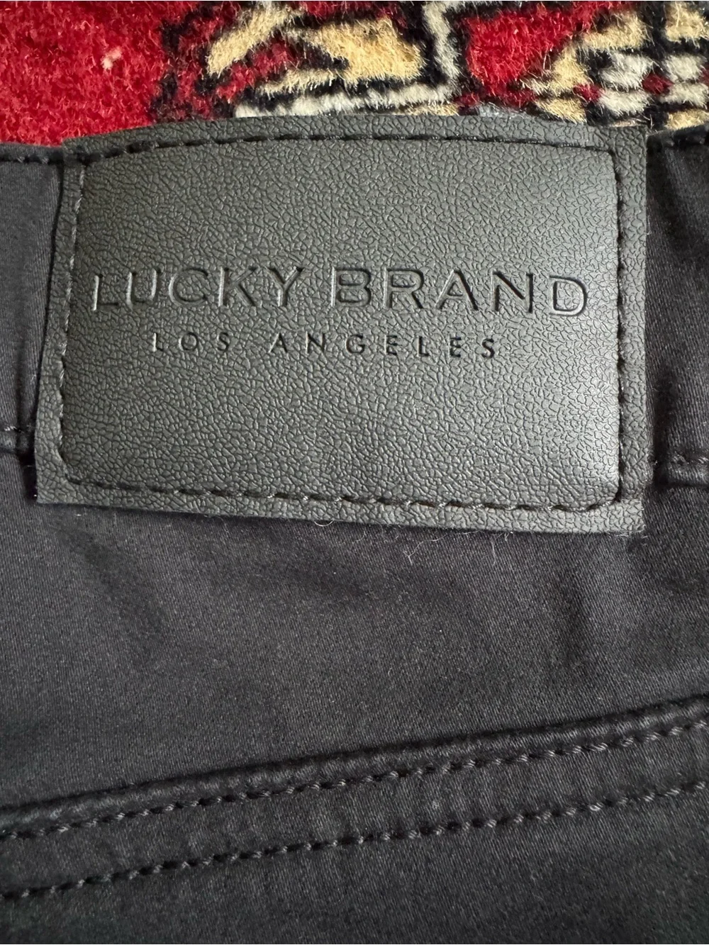Lucky Brand 121 Slim‎ Straight Mens Jeans Sateen Black Size 32x32 Denim Pants